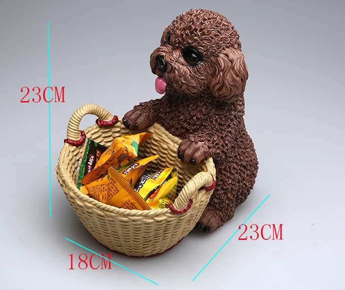   Resin Dog Carrying Basket Container 