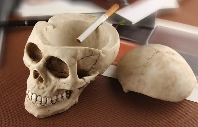  Skull Head Ashtray 