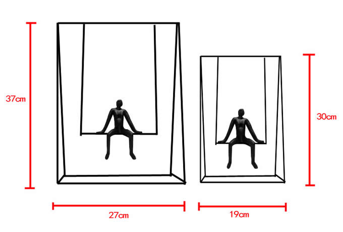 The Man On A Swing Desktop Decor