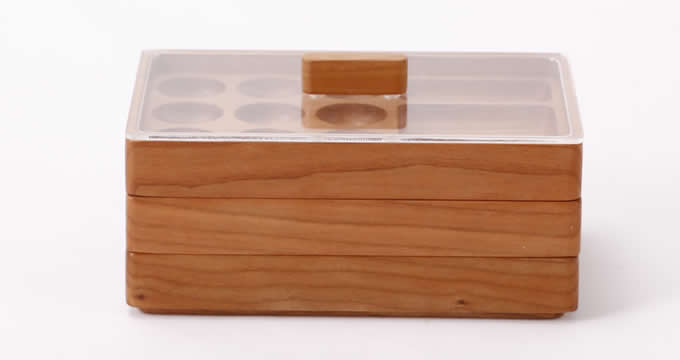 Wooden 3 Layers Multi-Functional Jewelry Storage Organizer