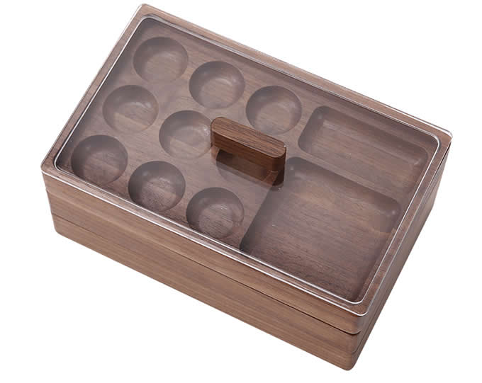 Wooden 3 Layers Multi-Functional Jewelry Storage Organizer