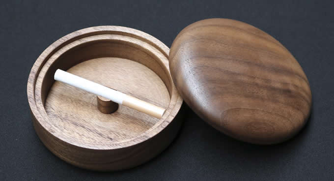 Black walnut Wooden Ashtray