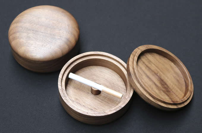 Black walnut Wooden Ashtray