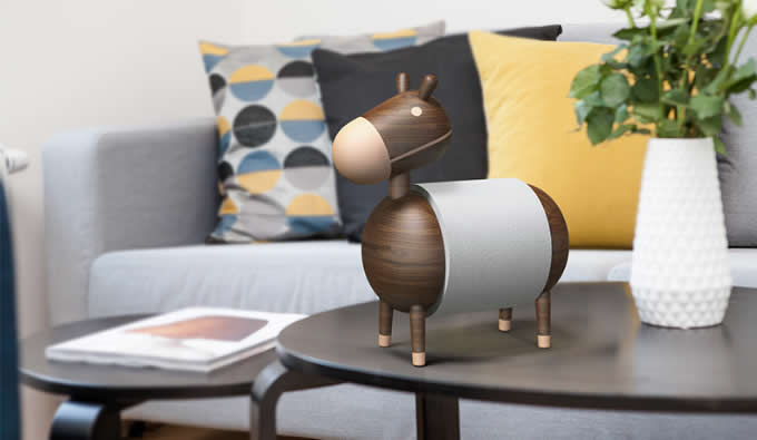 Wooden Donkey Desk Roll Paper Holder  