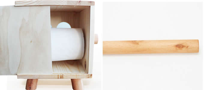  Wooden Face Tissue Box