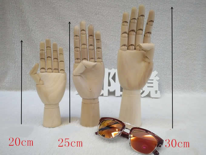 Wooden Hand Form Sunglasses Glasses Holder / Spectacle Display Stand   Bracelet Display