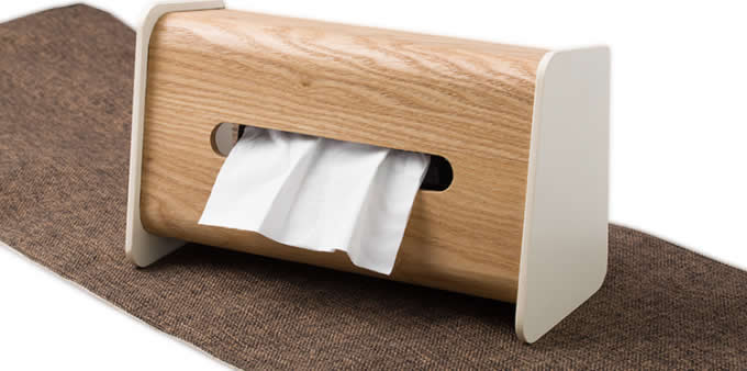Wooden Tissue Box Cover  