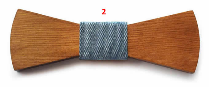  Adjustable Classic Wooden Bow Tie