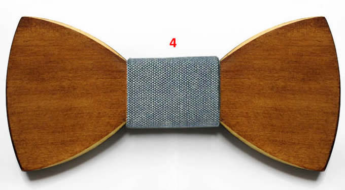  Adjustable Classic Wooden Bow Tie