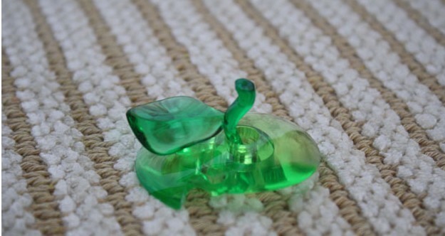 Diy 3D Green Apple Crystal Puzzle