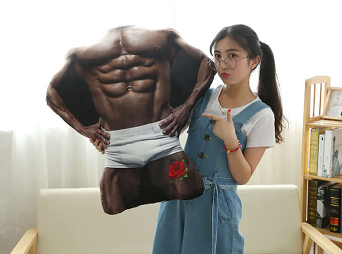 Funny Human Body Pillow Cushion