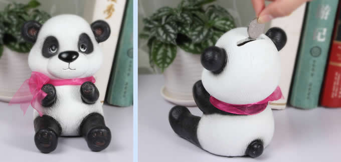 Resin Animal Mobile Holder Cell Phone Stand Pen Pencil Holder Piggy Bank