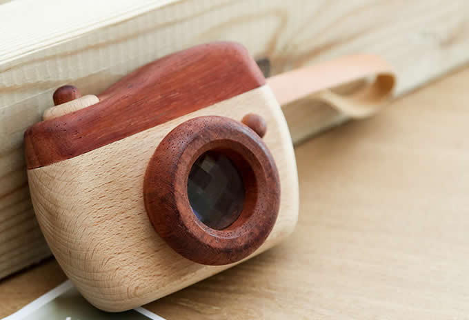 Wooden Camera Kaleidoscope