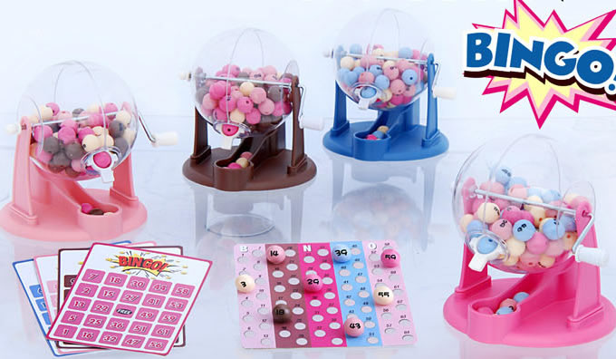 Portable Mini family  Party Bingo Set