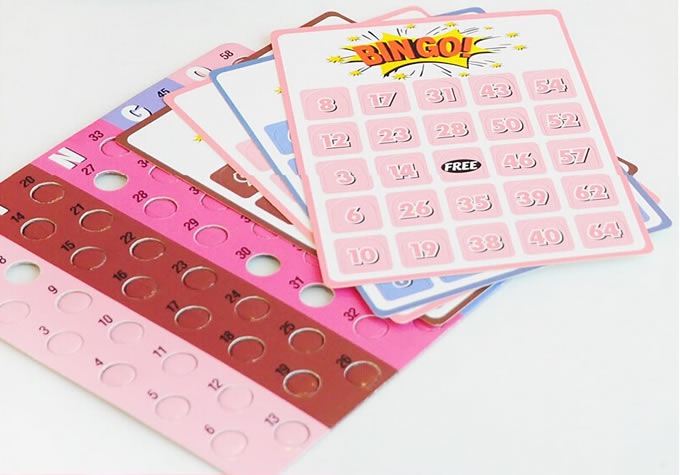  Portable Mini family  Party Bingo Set