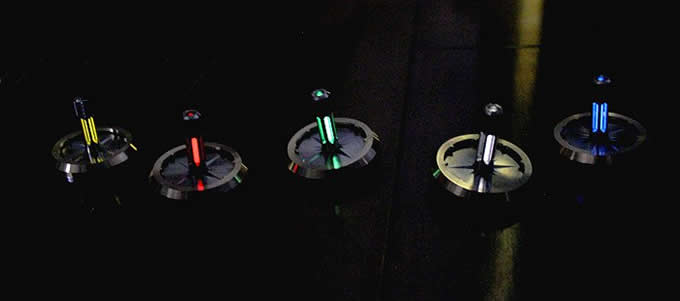 Tritium Nite Self-Luminous Inception Movie Prop-Gyro