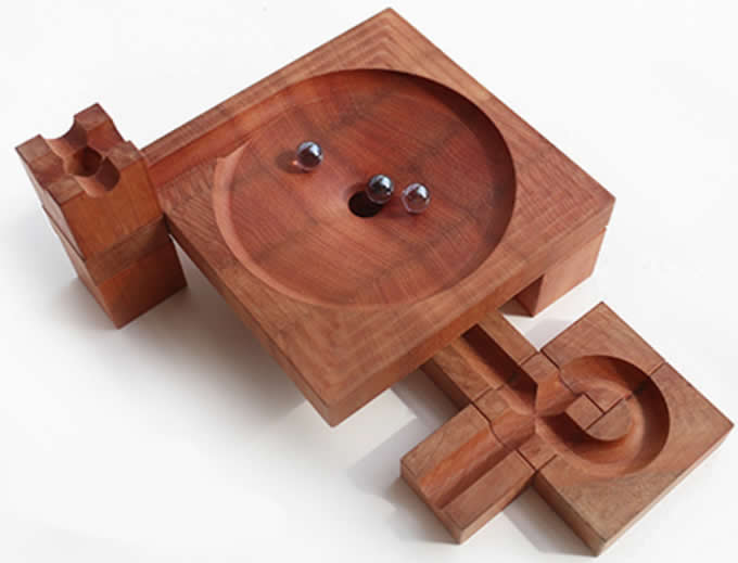  Wood Building Blocks  Beads Game 