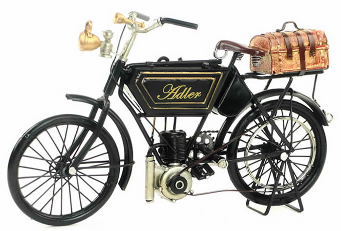  Handmade Antique Model Kit Car-1903 Adler motorcycle