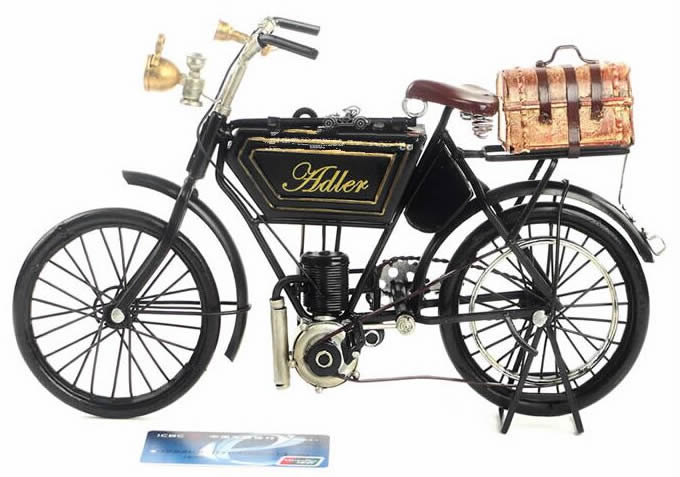  Handmade Antique Model Kit Car-1903 Adler motorcycle