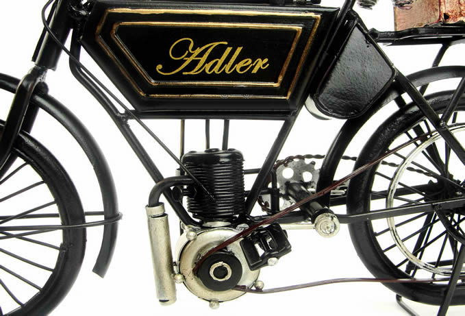  Handmade Antique Model Kit Car-1903 Adler motorcycle