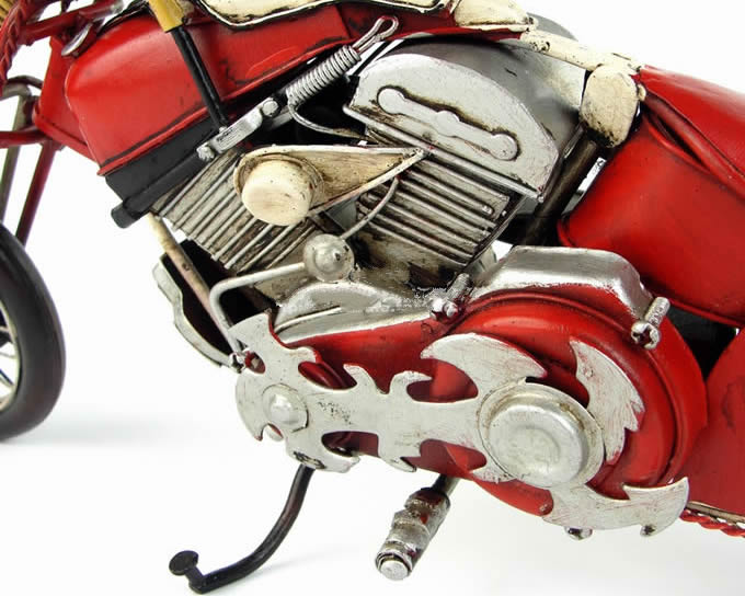  Handmade Antique Model Kit Car-1948 Harley Motorcycle