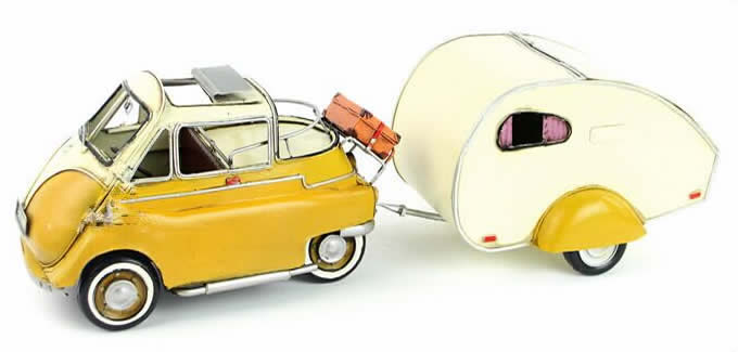  Handmade Antique Model Kit Car-1957 Isetta-300W bubble car 