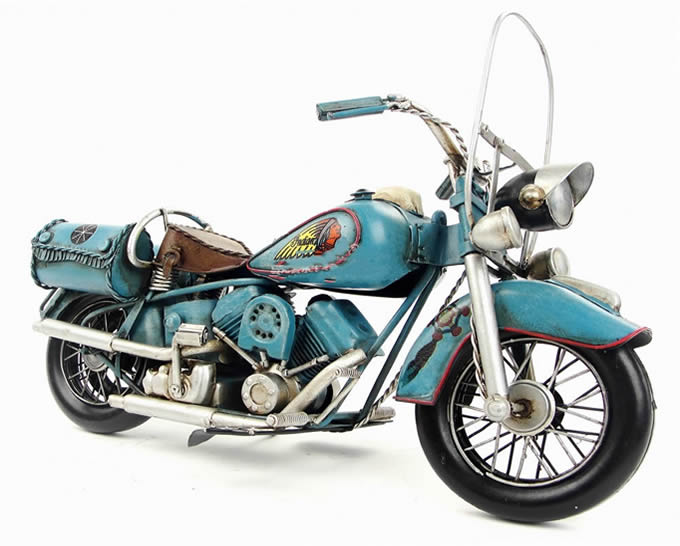  Handmade Antique Model Kit Car-1969  US Indian Motorcycle