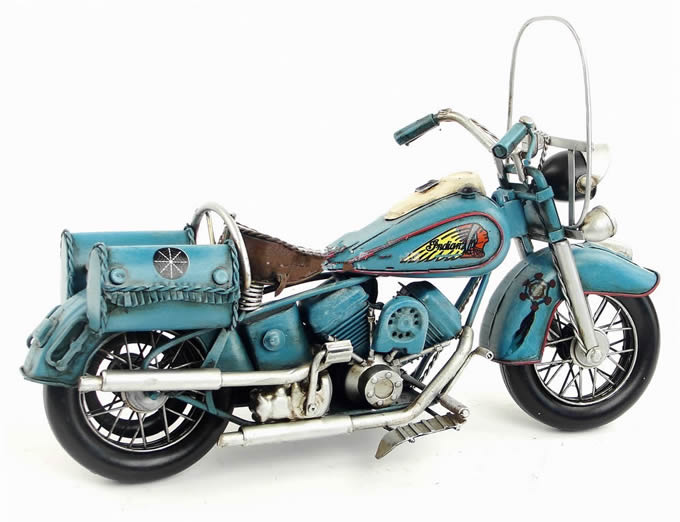  Handmade Antique Model Kit Car-1969  US Indian Motorcycle