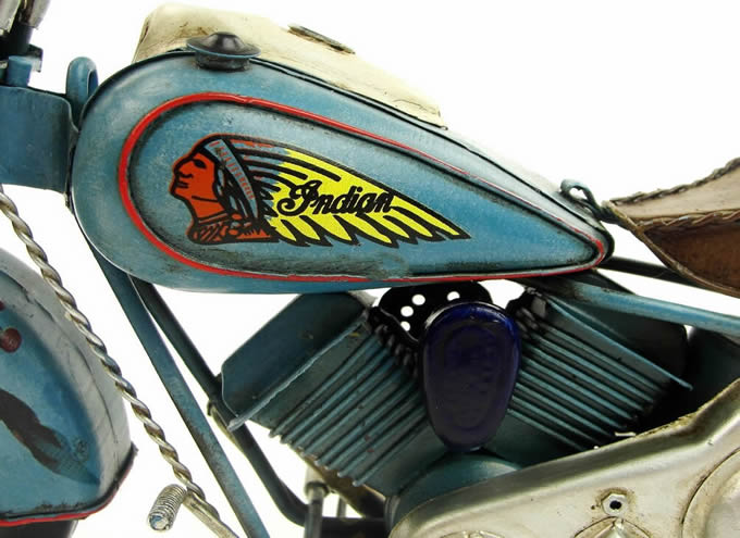  Handmade Antique Model Kit Car-1969  US Indian Motorcycle