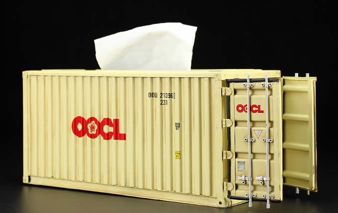  Shipping Container Tissue Box