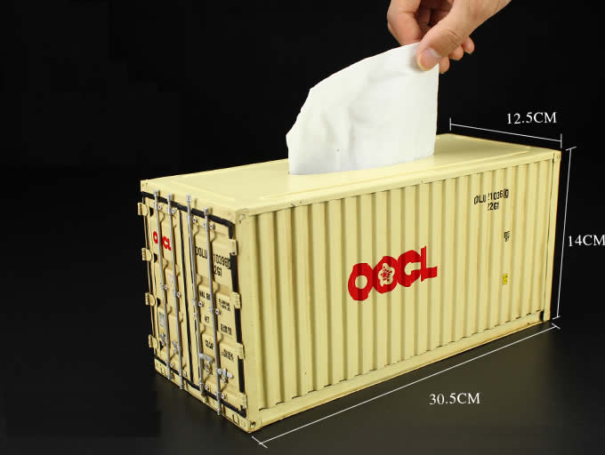  Shipping Container Tissue Box