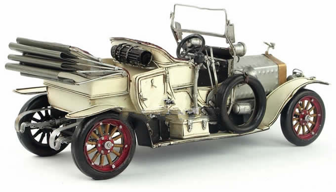  Handmade Antique Model Kit Car-1909 Rolls Royce Classic Cars Cabrio