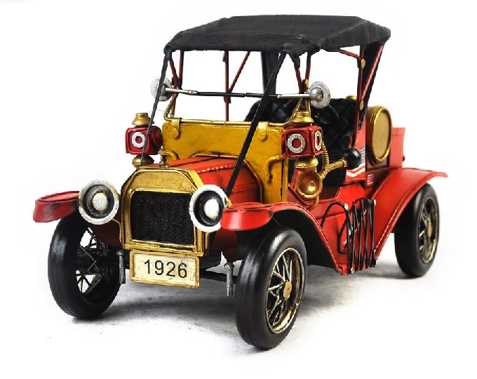 Handmade Antique Model Kit Car - 1911 Ford T  Sports Car