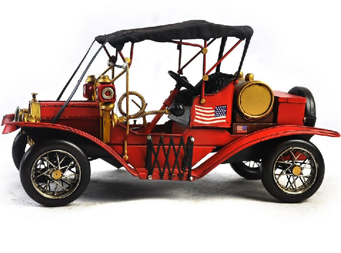 Handmade Antique Model Kit Car - 1911 Ford T  Sports Car