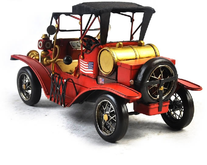 Handmade Antique Model Kit Car - 1911 Ford T  Sports Car