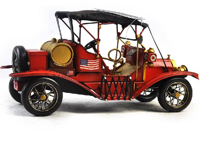 Handmade Antique Model Kit Car - 1911 Ford T  Sports Car