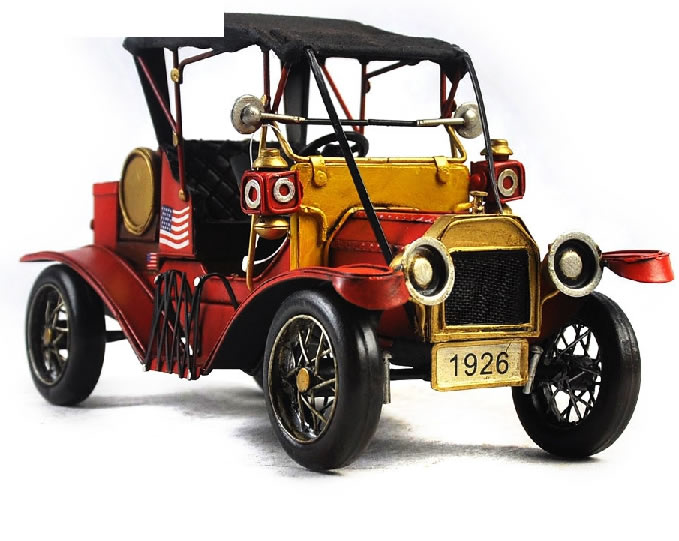 Handmade Antique Model Kit Car - 1911 Ford T  Sports Car