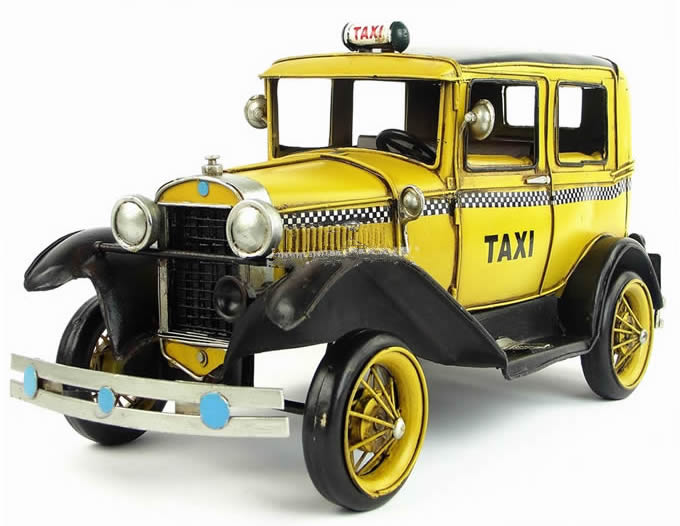  Handmade Antique Model Kit Car - 1931 Ford Taxi