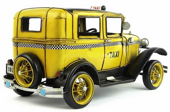  Handmade Antique Model Kit Car - 1931 Ford Taxi