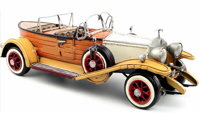  Handmade Antique Model Kit Car-1932 Rolls Royce Phantom  