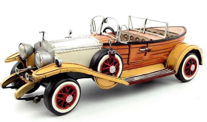  Handmade Antique Model Kit Car-1932 Rolls Royce Phantom  