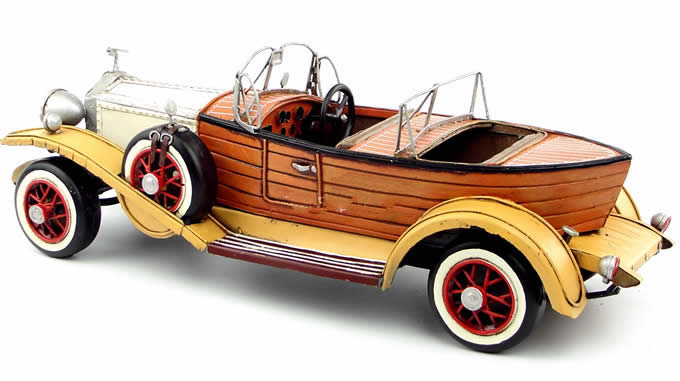  Handmade Antique Model Kit Car-1932 Rolls Royce Phantom  