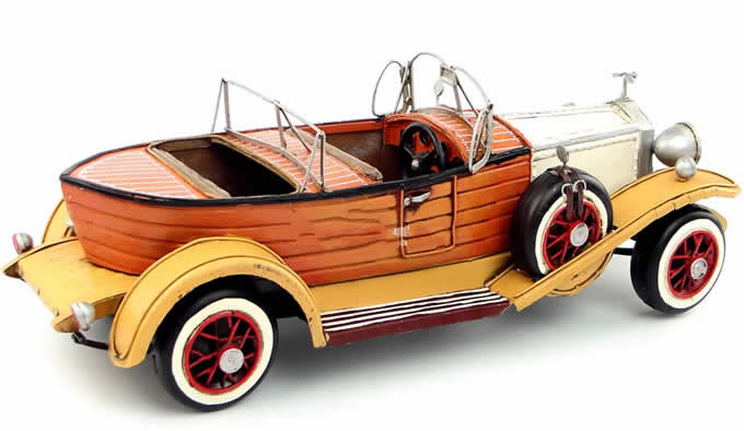  Handmade Antique Model Kit Car-1932 Rolls Royce Phantom  