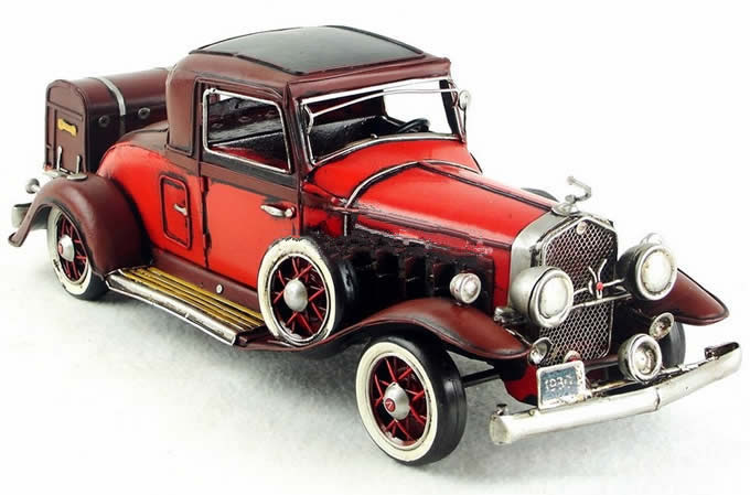 Handmade Antique Model Kit Car 1933 Cadillac V16 Classic