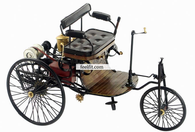  Handmade Antique  Model Kit Car-Benz Patent Motorwagen 1886