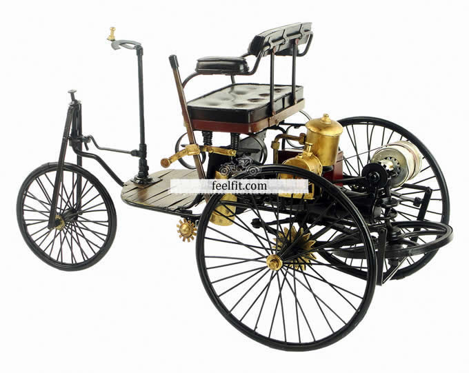  Handmade Antique  Model Kit Car-Benz Patent Motorwagen 1886