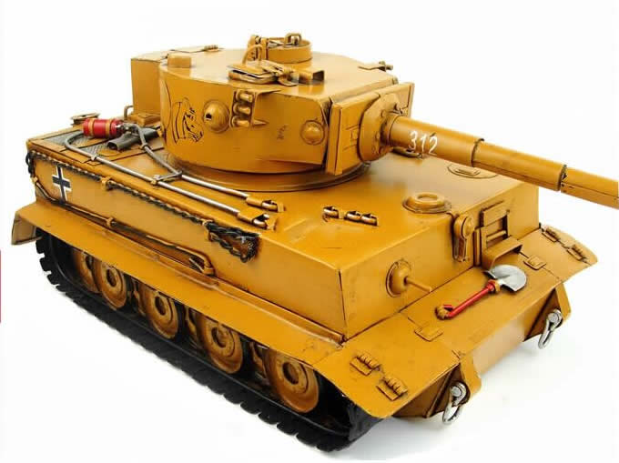  Handmade Antique Model Kit Car-World War Two Germany Tiger Tank