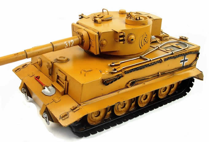  Handmade Antique Model Kit Car-World War Two Germany Tiger Tank