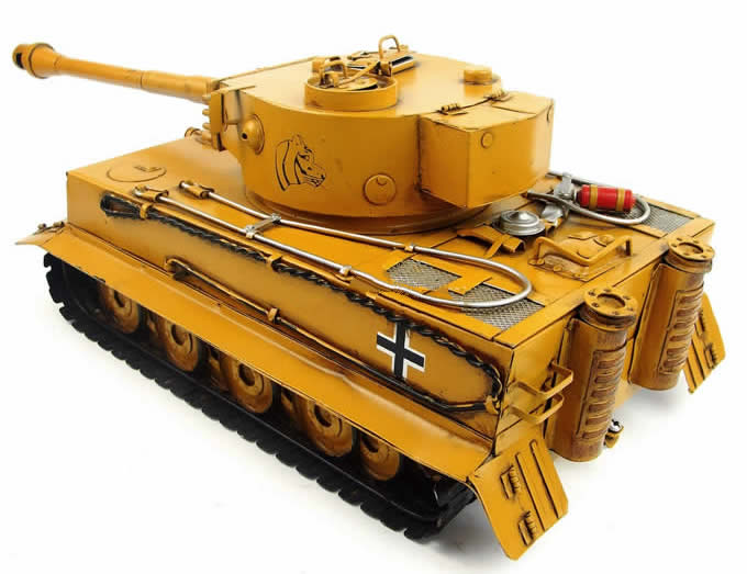  Handmade Antique Model Kit Car-World War Two Germany Tiger Tank