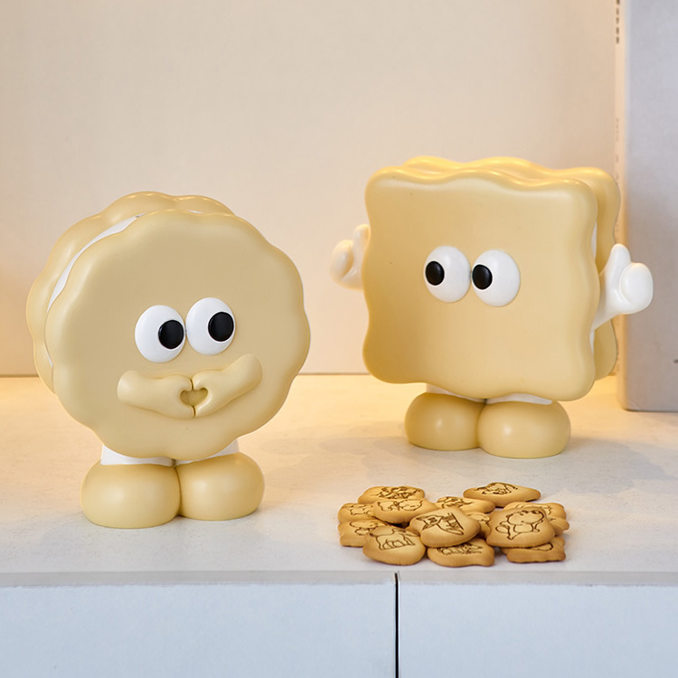 Cute Cartoon Sandwich Biscuits Piggy Bank